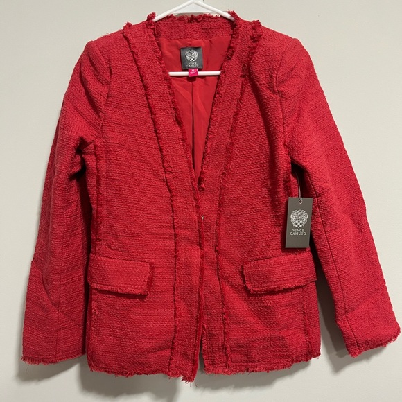 VINCE CAMUTO women’s red Blazer - Picture 1 of 6